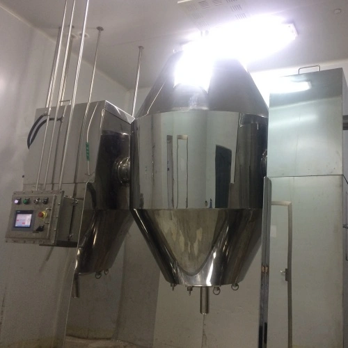 Mesin Farmasi Pengering vacuum Rotary Kerucut Ganda